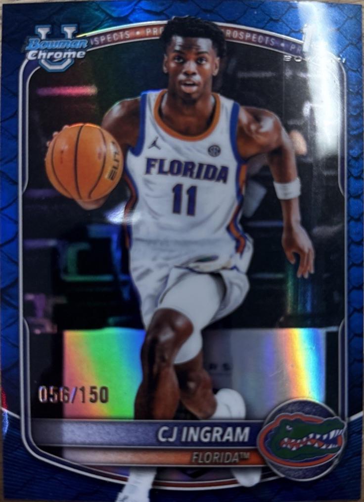 CJ Ingram [Reptilian Blue Refractor] #BCP-77