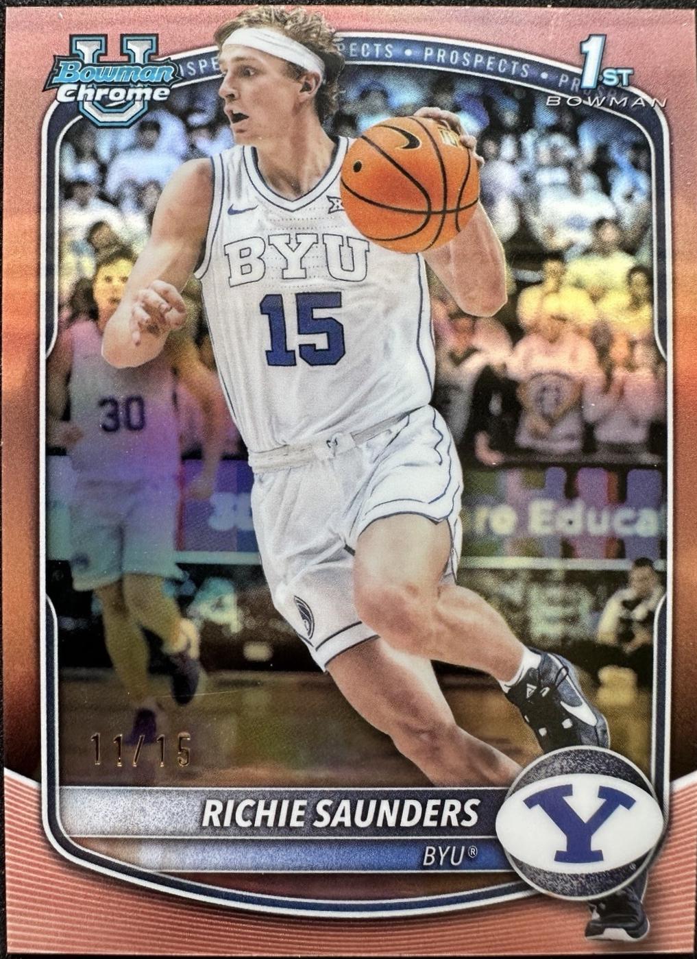 Richie Saunders [Rose Gold Refractor] #BCP-66