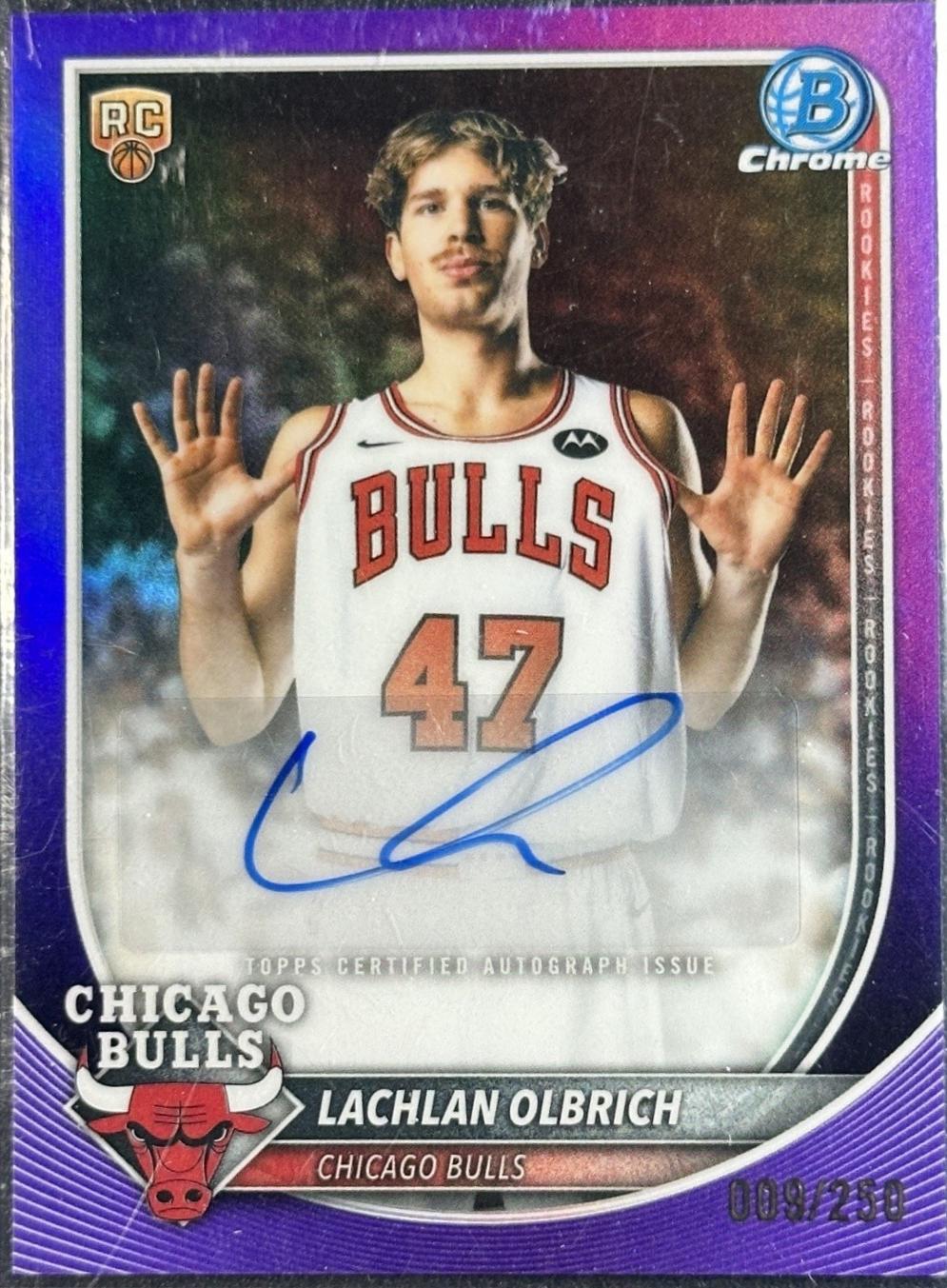 Lachlan Olbrich [Purple Refractor] #BCA-LO