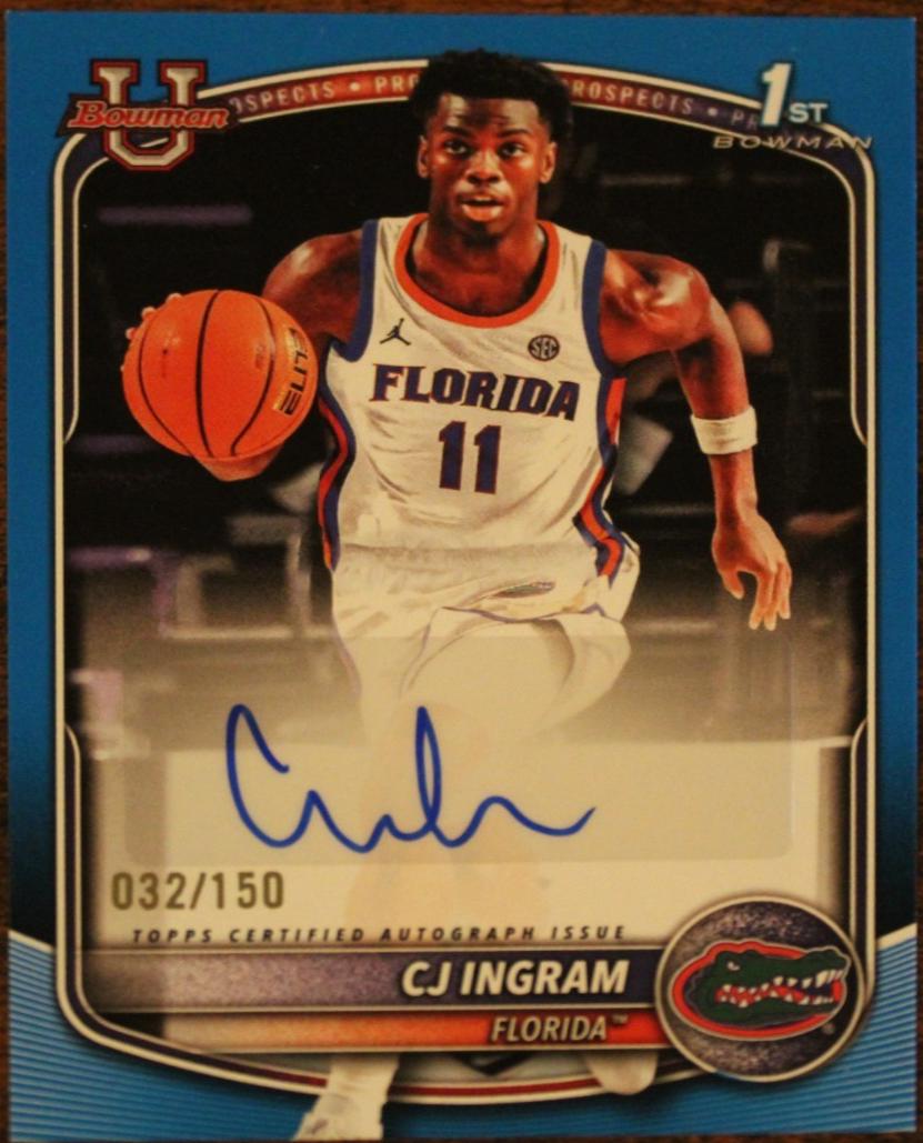 CJ Ingram [Blue Border] #PA-CI