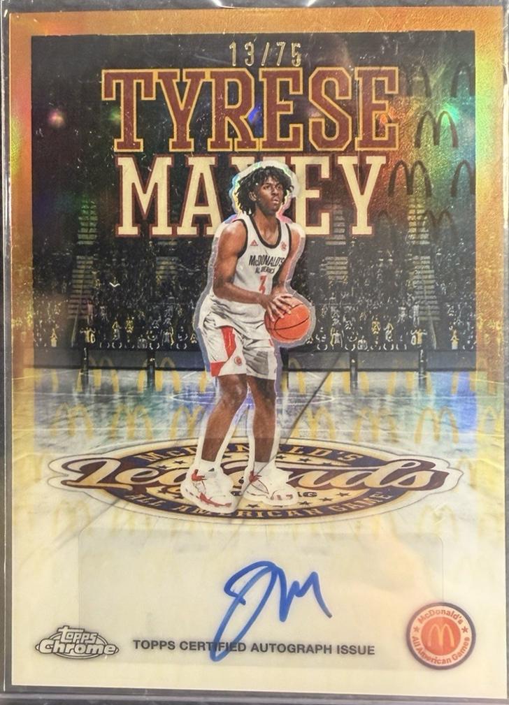 Tyrese Maxey [McDonald's Logo Refractor] #LA-TM
