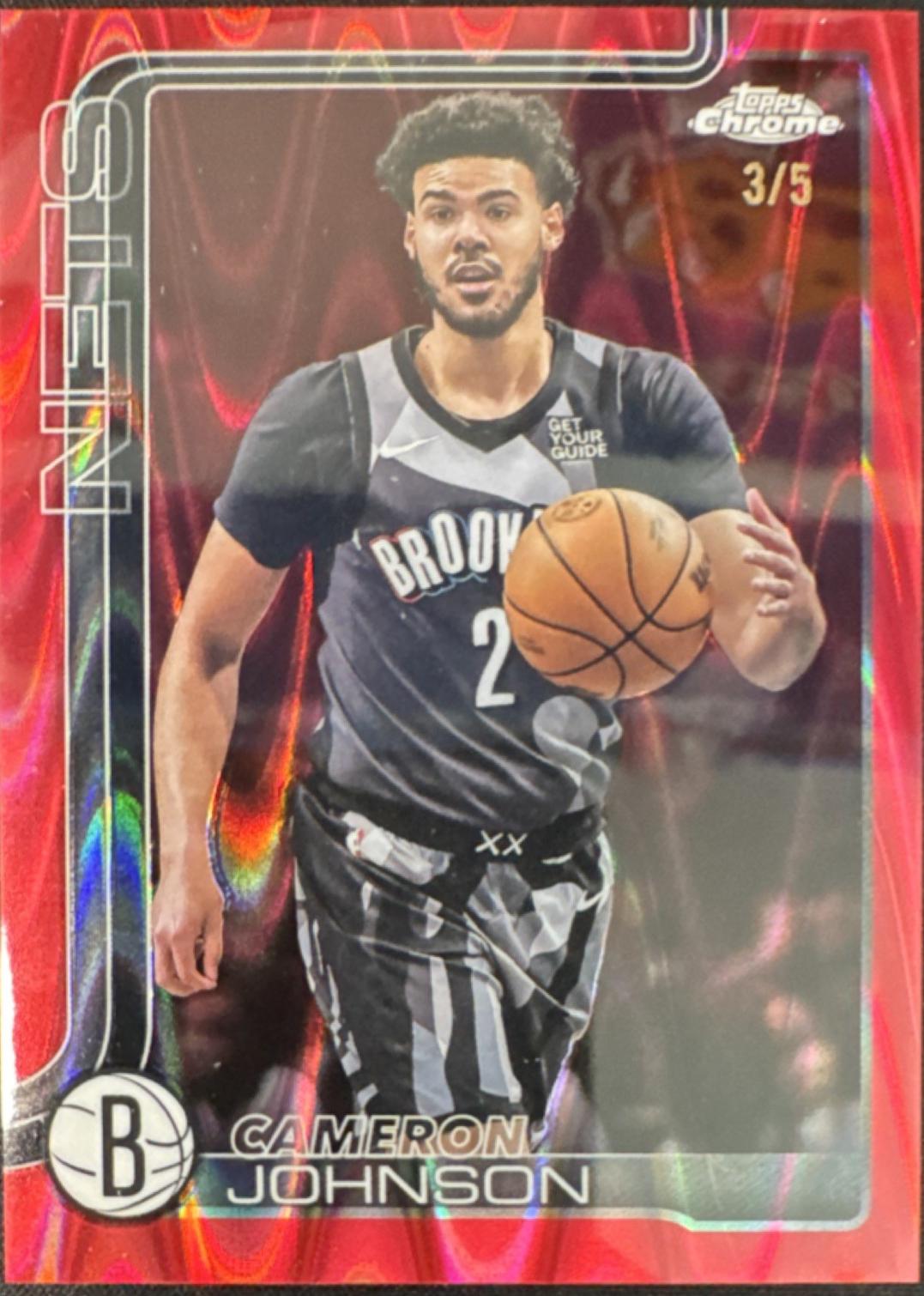 Cameron Johnson [Red Wave Refractor] #84