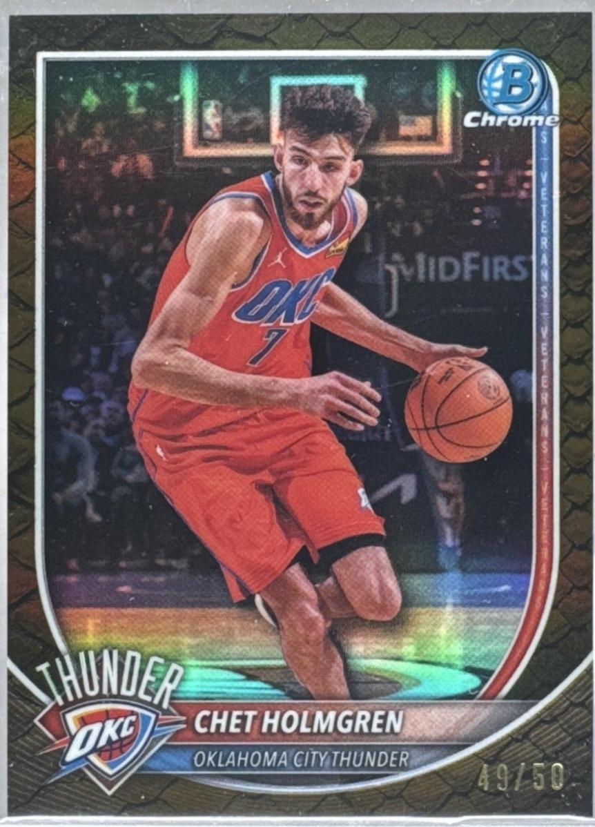 Chet Holmgren [Reptilian Gold Refractor] #BCV-108