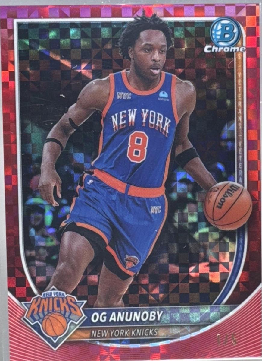 OG Anunoby [Red X-Fractor] #BCV-63