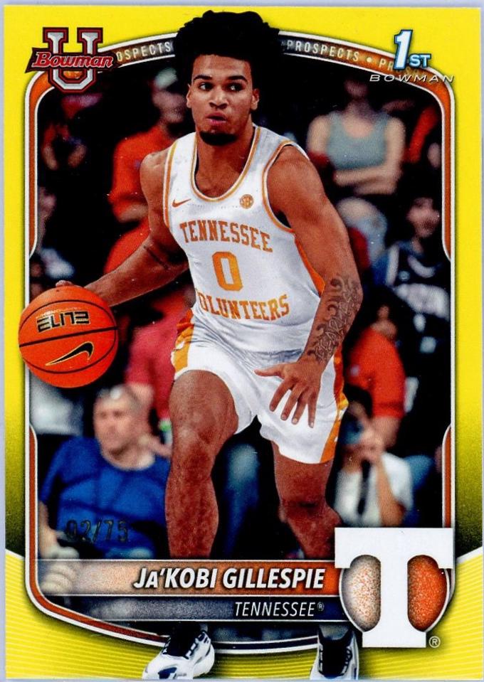Ja'Kobi Gillespie [Yellow X-Fractor] #BCP-58