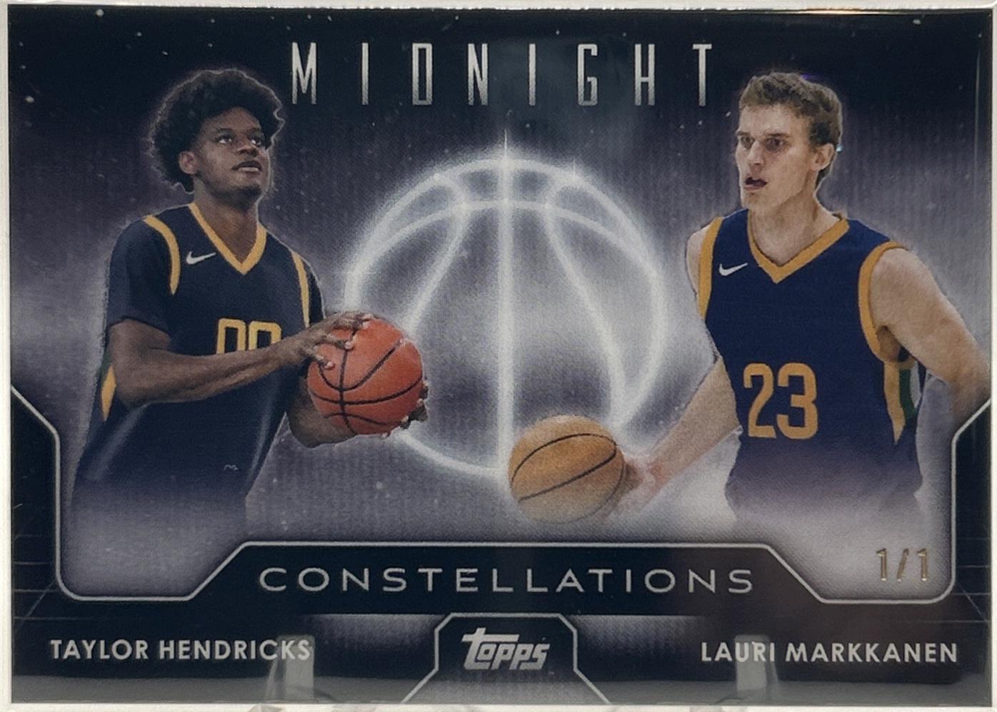 Taylor Hendricks / Lauri Markkanen [Black Light] #C-22