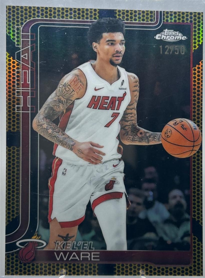Kel'el Ware [Gold Basketball Refractor] #129