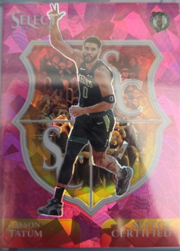 Jayson Tatum [Pink Cracked Ice Prizm] #13