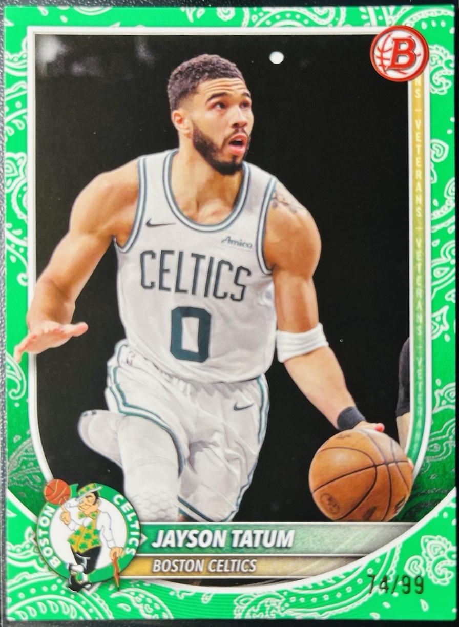 Jayson Tatum [Green Pattern Border] #56