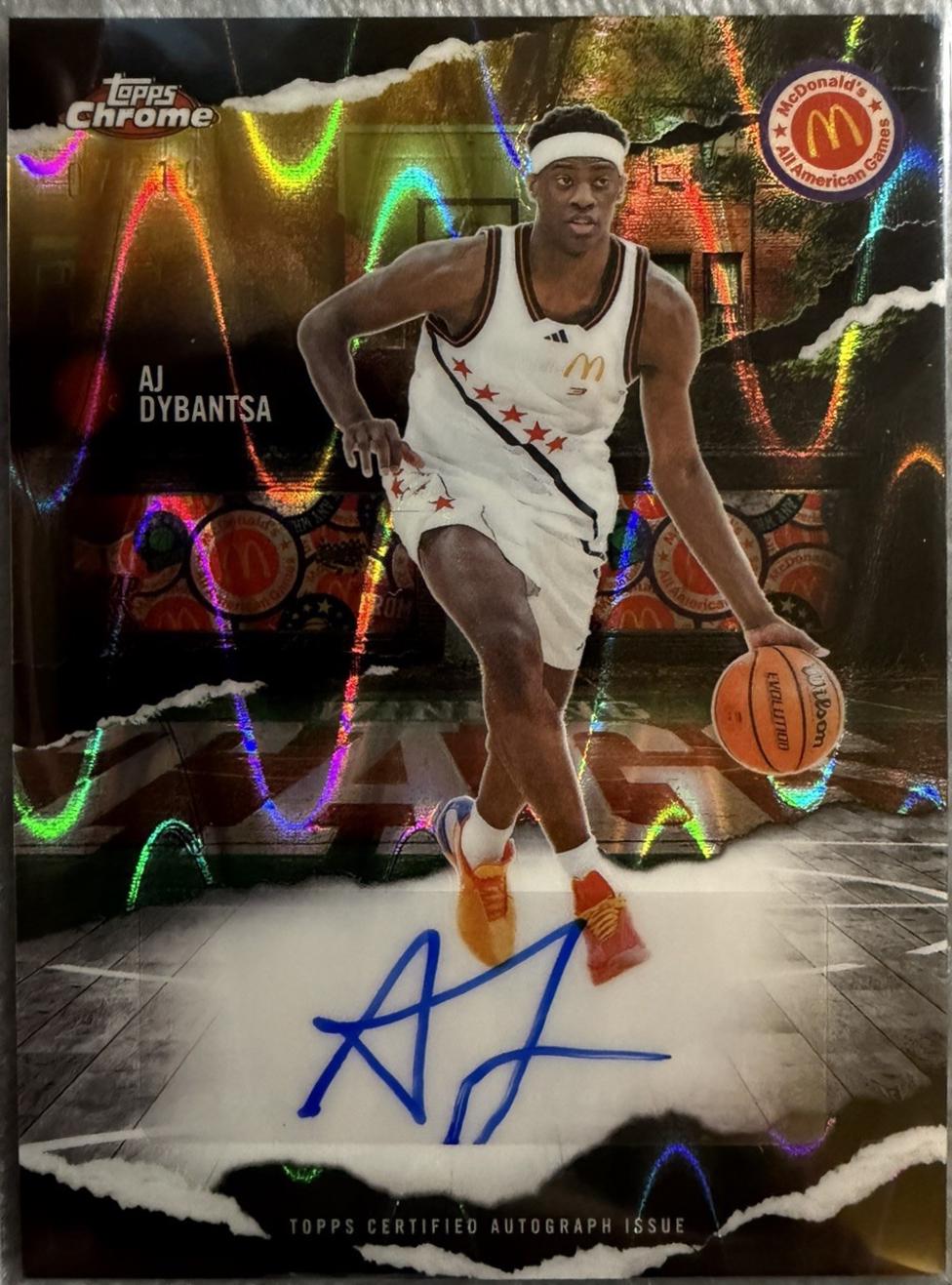AJ Dybantsa [Black RayWave Refractor] #WT-AD