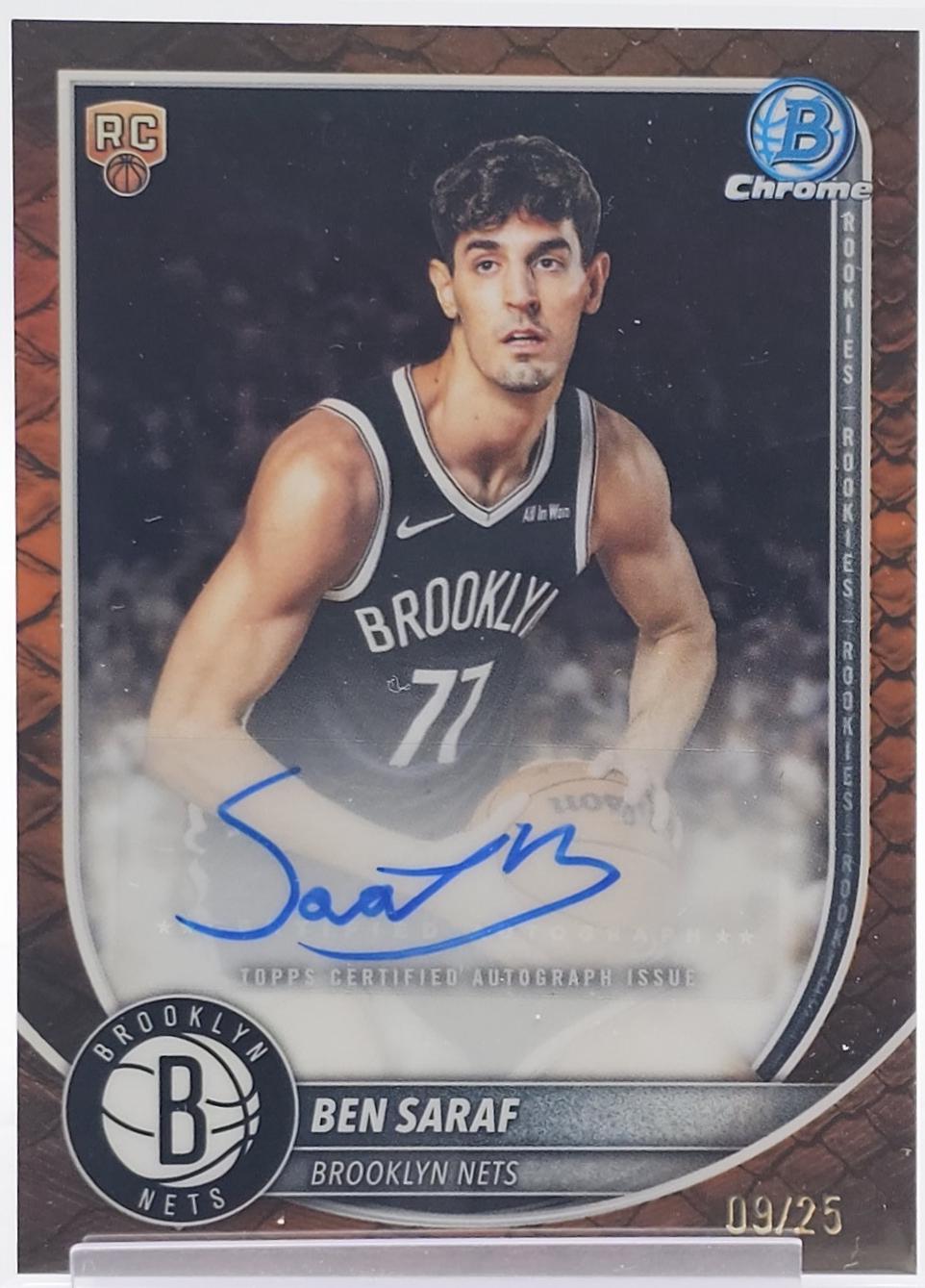 Ben Saraf [Reptilian Orange Refractor] #BCA-BA