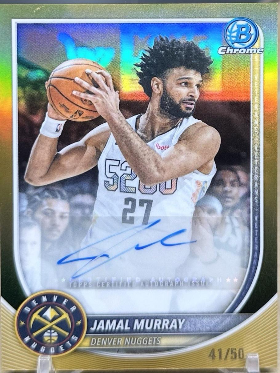 Jamal Murray [Gold Refractor] #BCA-JY