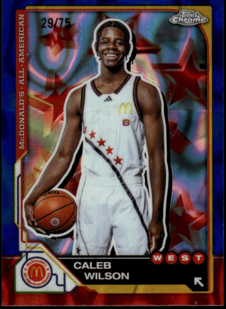 Caleb Wilson [Blue Lava Refractor] #10