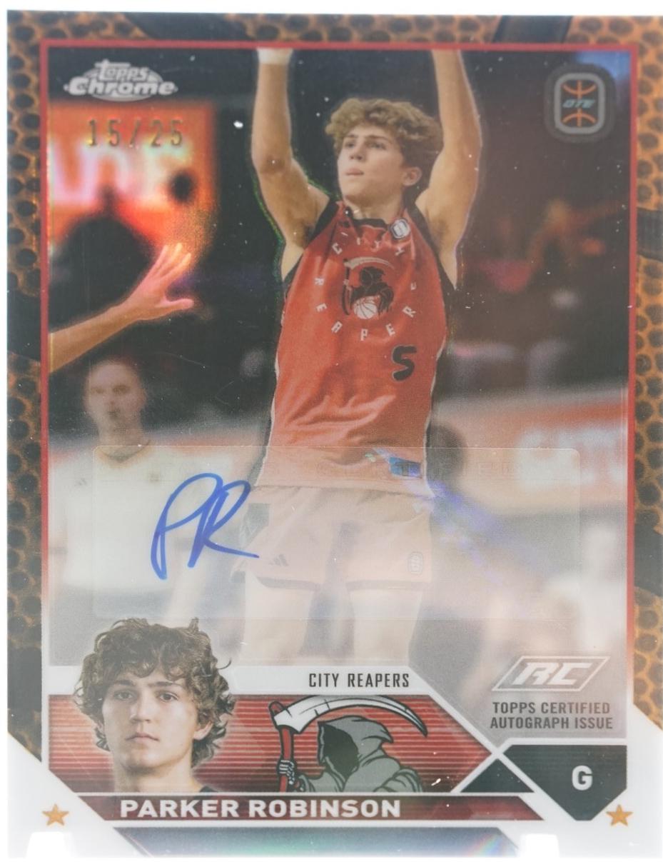 Parker Robinson [Orange Basketball Refractor] #A-PR