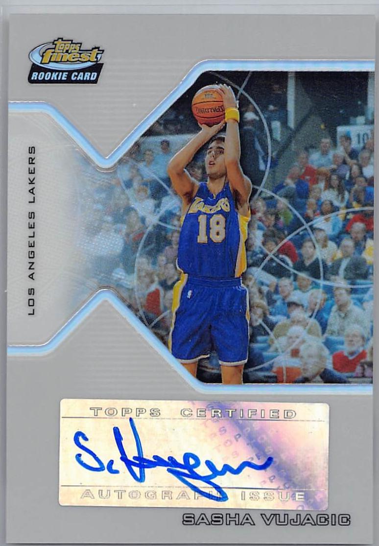 Sasha Vujacic [Black Refractor] #171