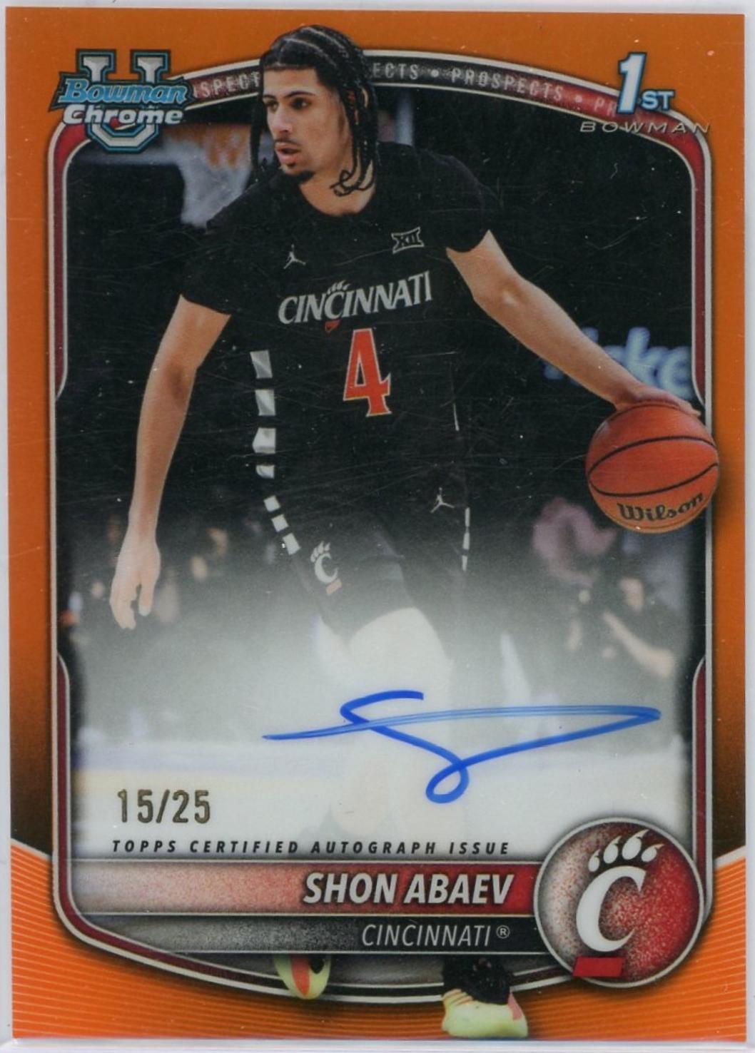 Shon Abaev [Orange Refractor] #CPA-SA