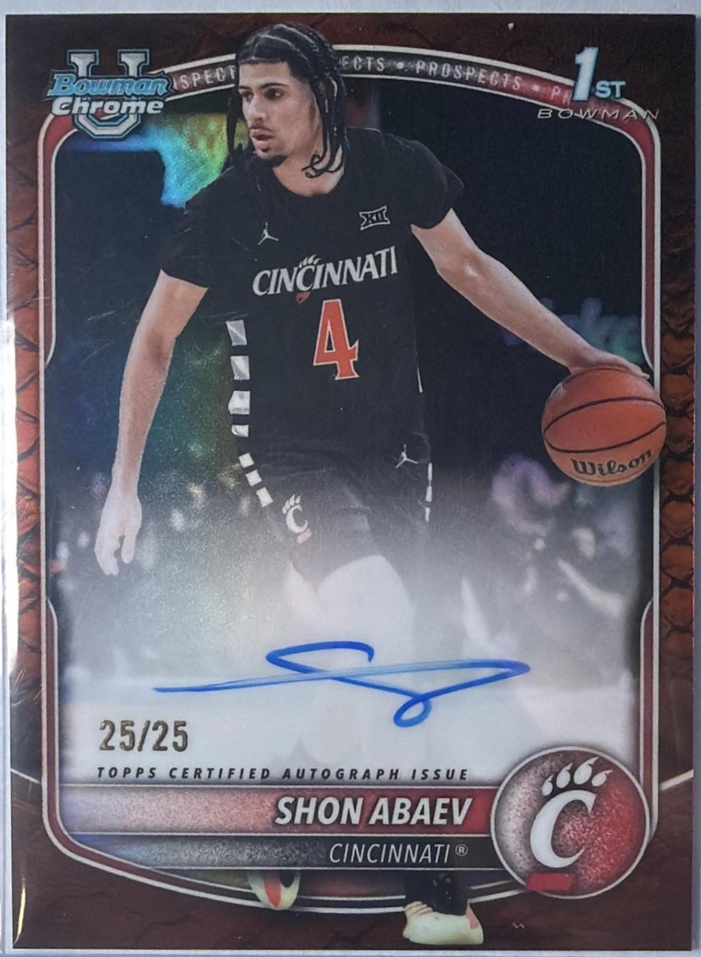 Shon Abaev [Reptilian Orange Refractor] #CPA-SA