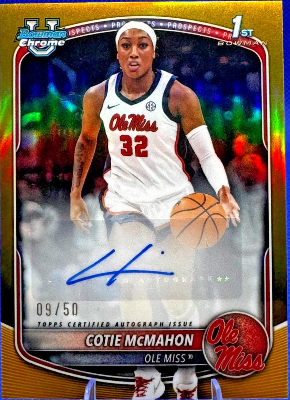 Cotie McMahon [Gold Refractor] #CPA-CM
