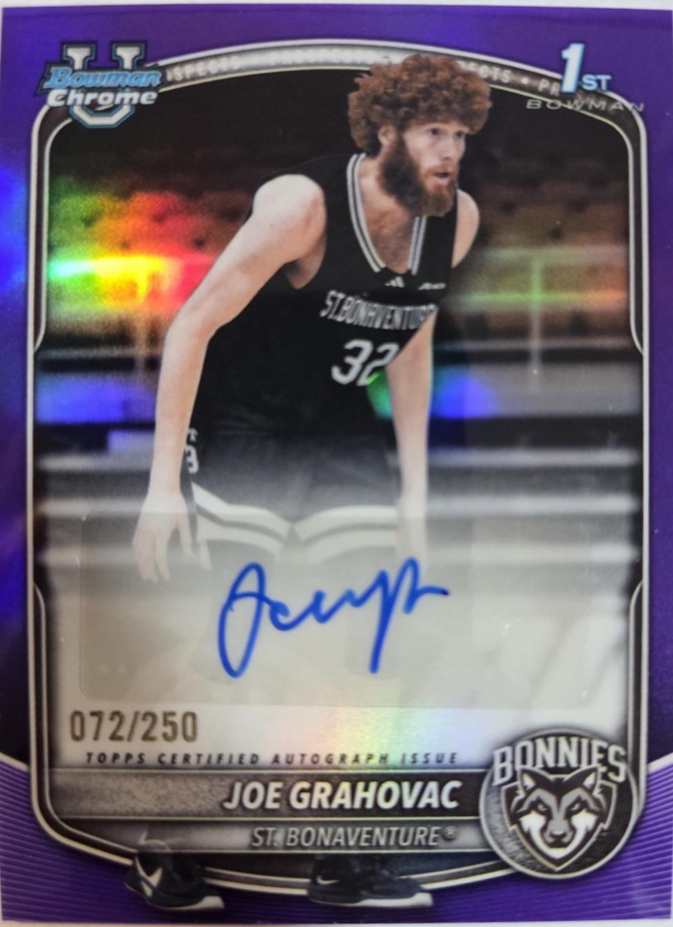 Joe Grahovac [Purple Refractor] #CPA-JG