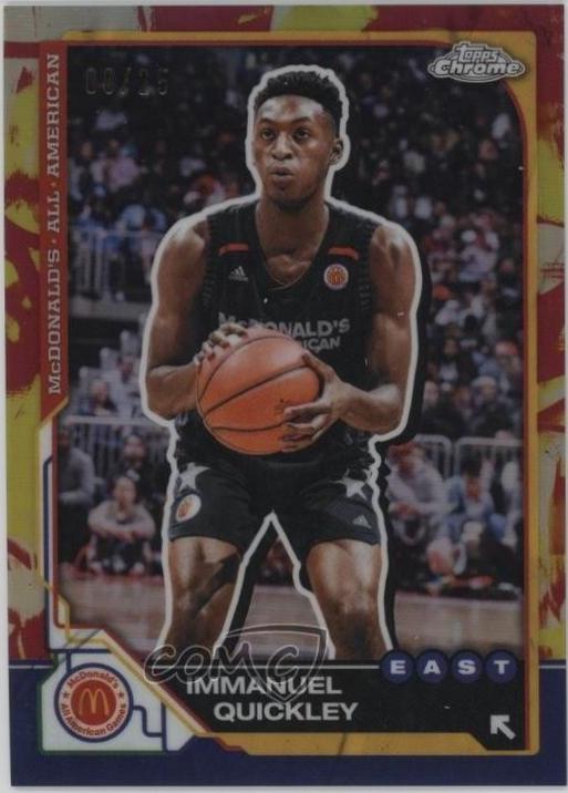 Immanuel Quickley [Tie-Dye Refractor] #92