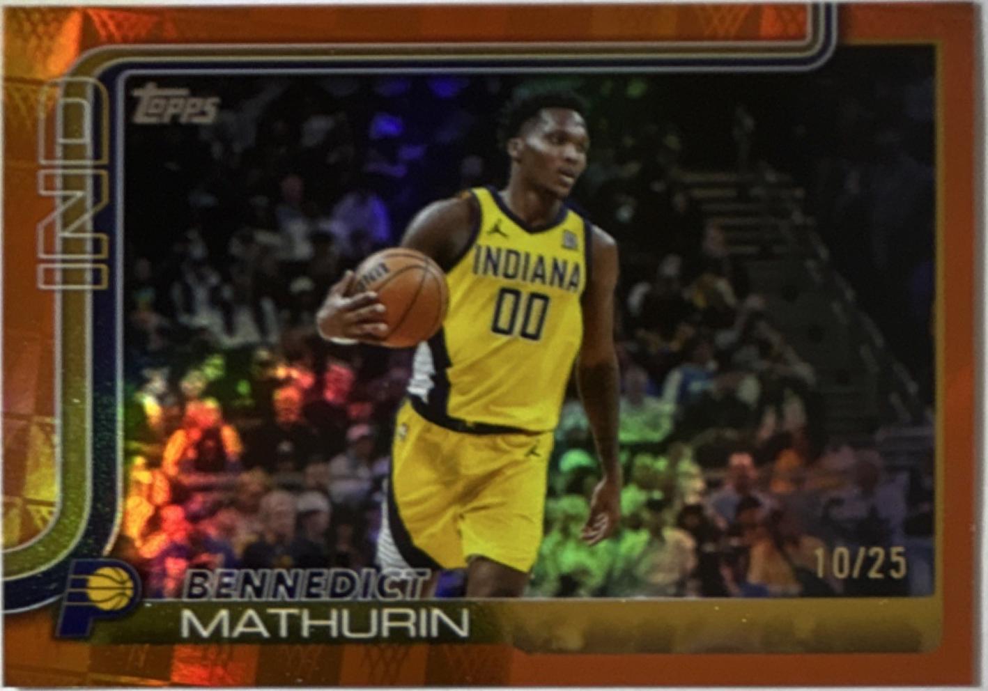 Bennedict Mathurin [Orange Basketball Refractor] #93