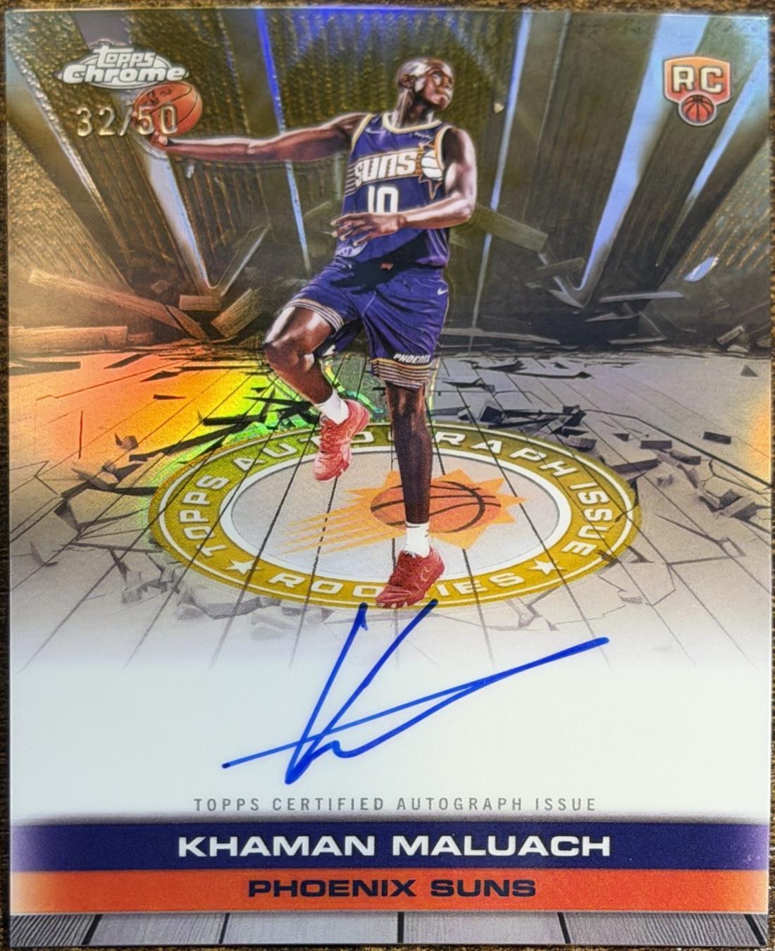 Khaman Maluach [Refractor Gold] #TAUR2-KM