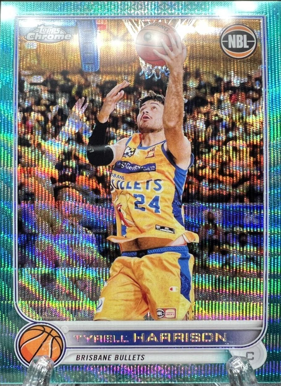 Tyrell Harrison [Aqua Wave Refractor] #15