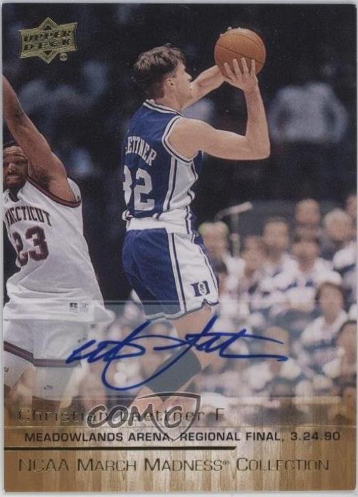 Christian Laettner [Gold Foil Autograph] #CL-1