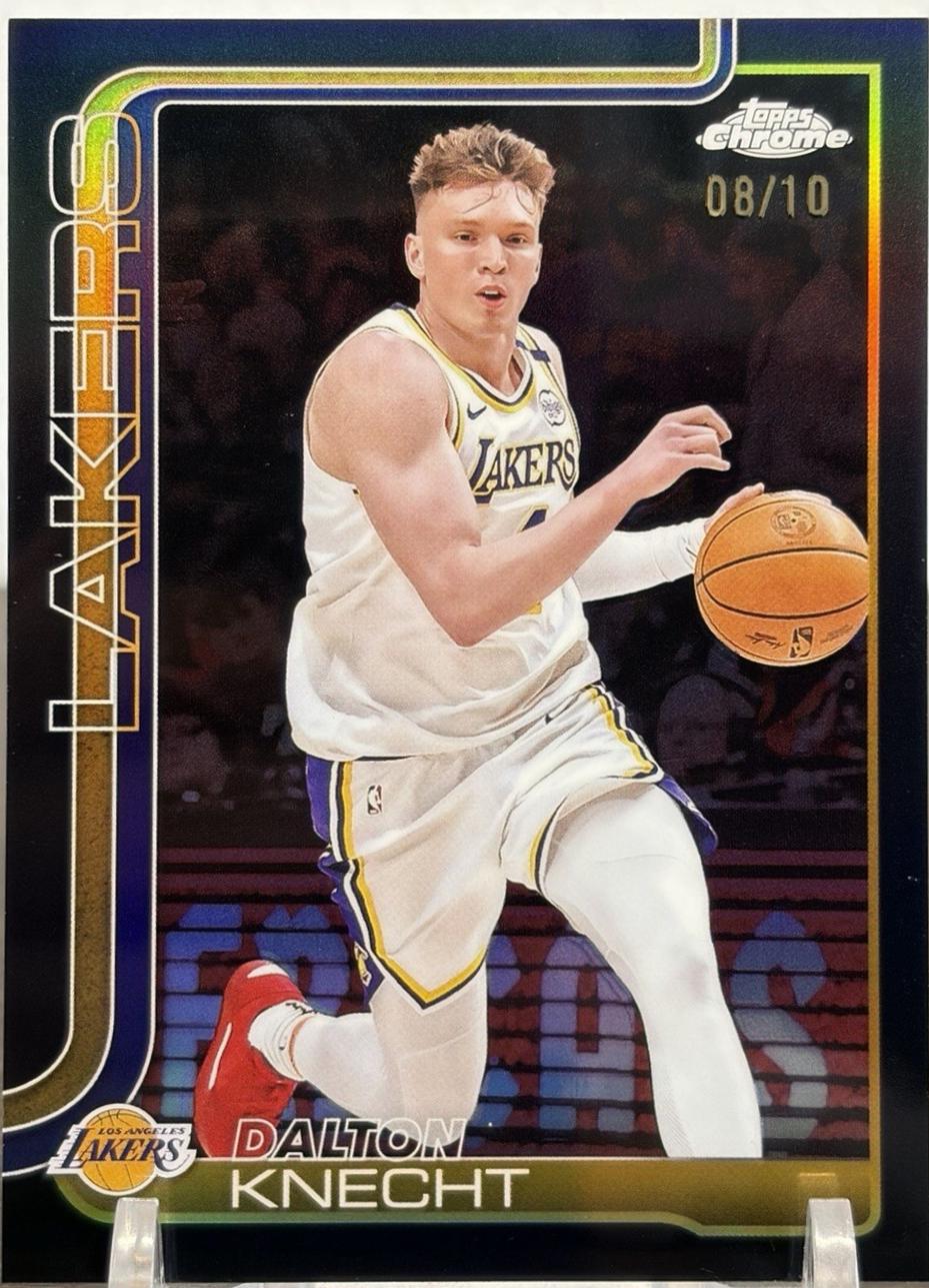 Dalton Knecht [Black Basketball Refractor] #130