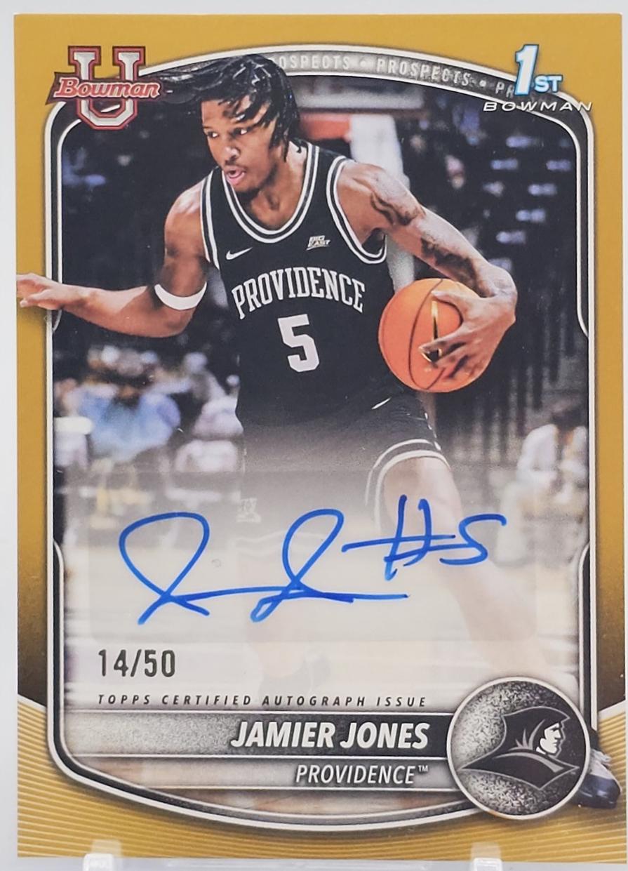 Jamier Jones [Gold Border] #PA-JJ