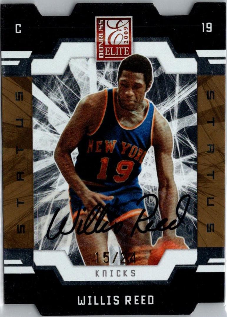 Willis Reed  [Die Cut Status Gold Autograph] #121