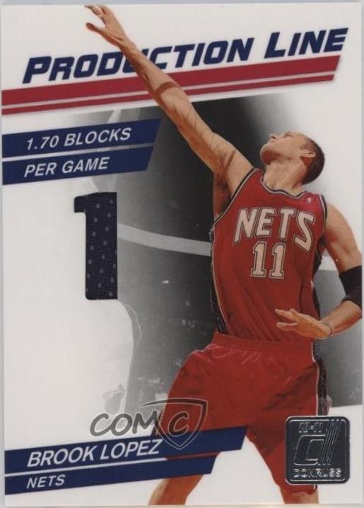 Brook Lopez [Stats Die Cut Materials Prime] #69