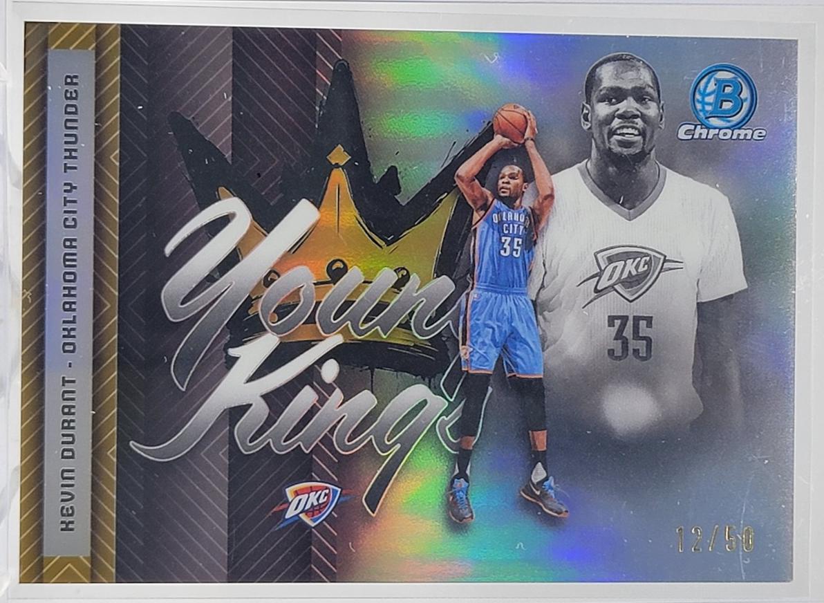 Kevin Durant [Gold Refractor] #YK-14