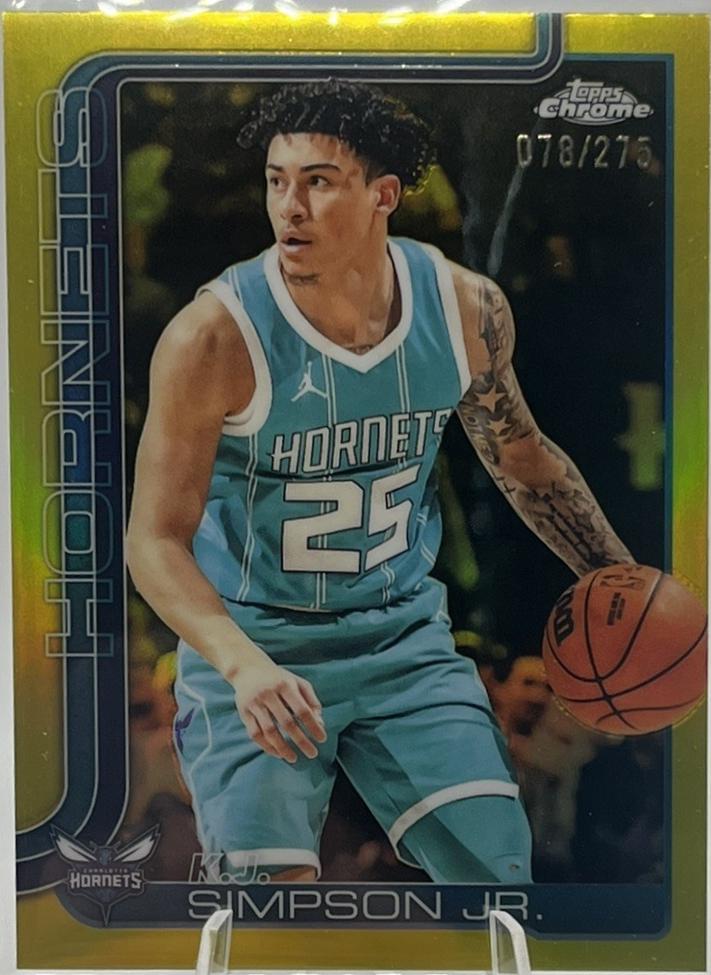 K.J. Simpson Jr. [Gold Basketball Refractor] #45