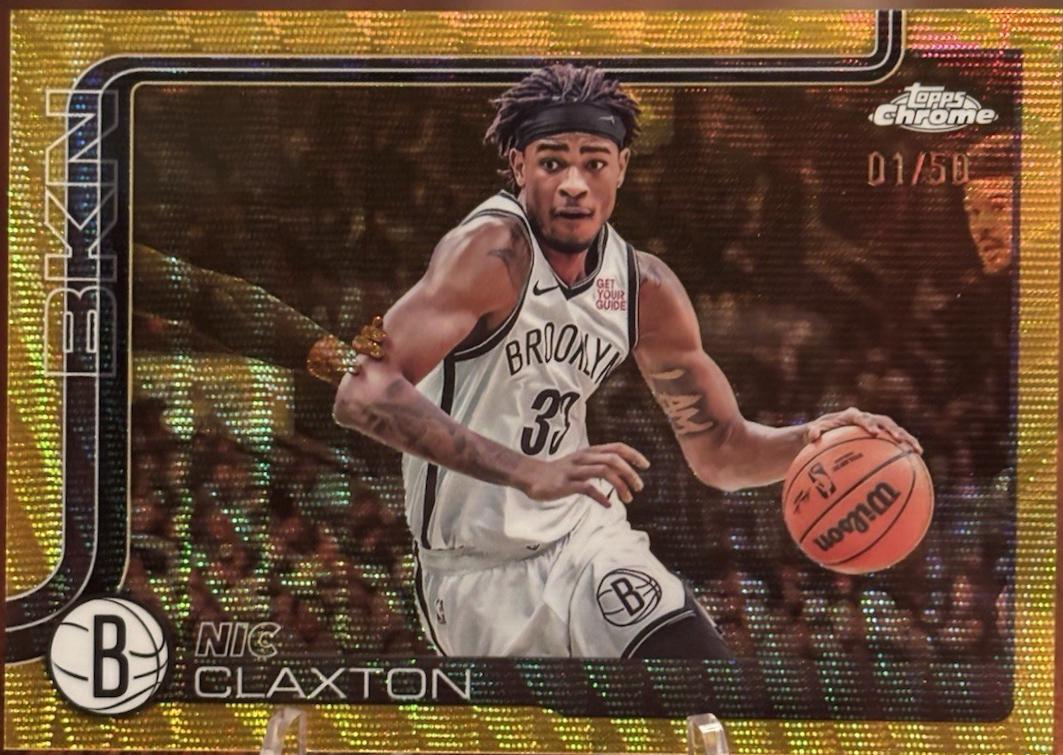 Nic Claxton [Gold Wave Refractor] #27