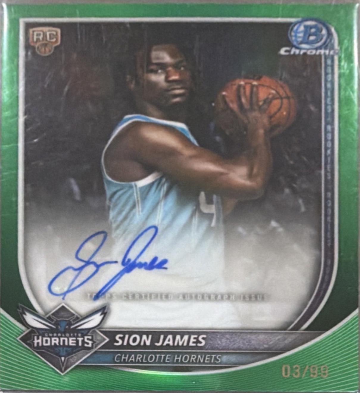 Sion James [Green Border] #RVA-SJ