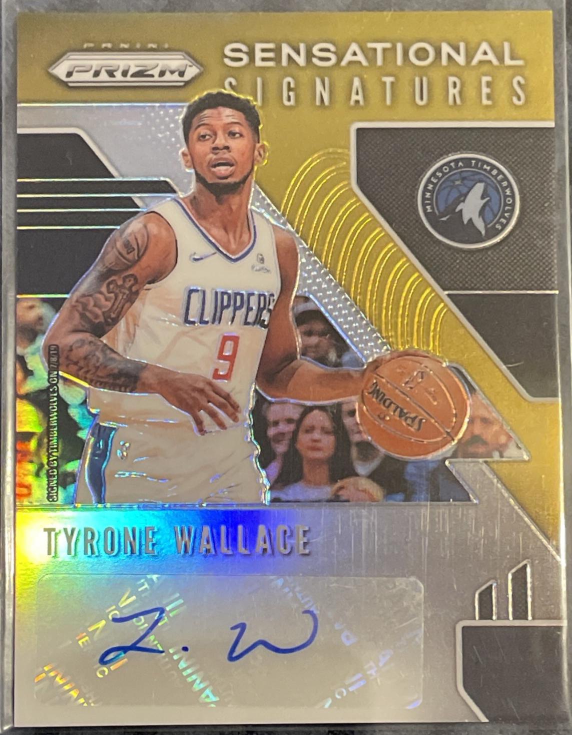 Tyrone Wallace [Gold Prizm] #SS-TWL