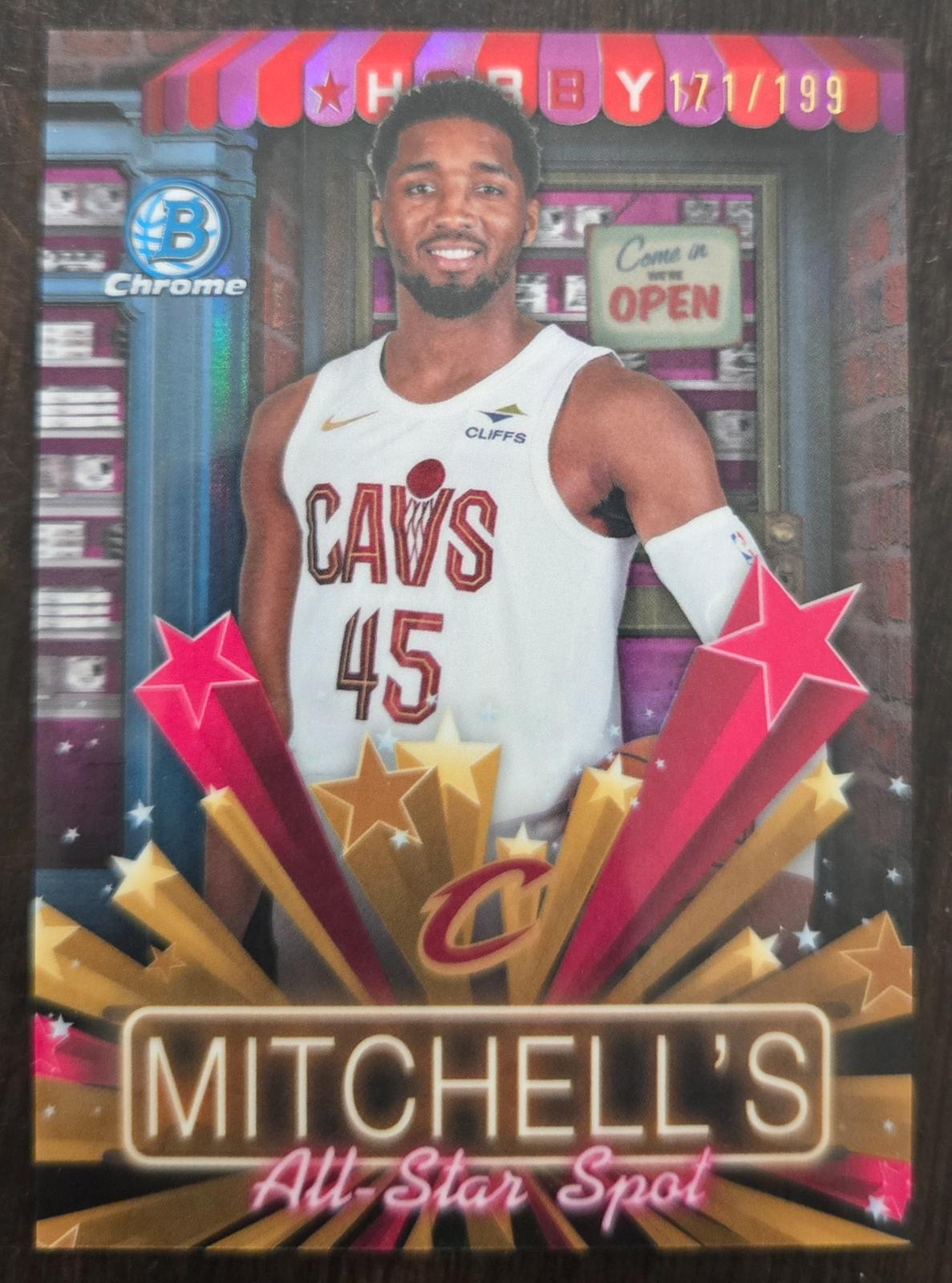 Donovan Mitchell [Fuchsia Refractor] #HS-5