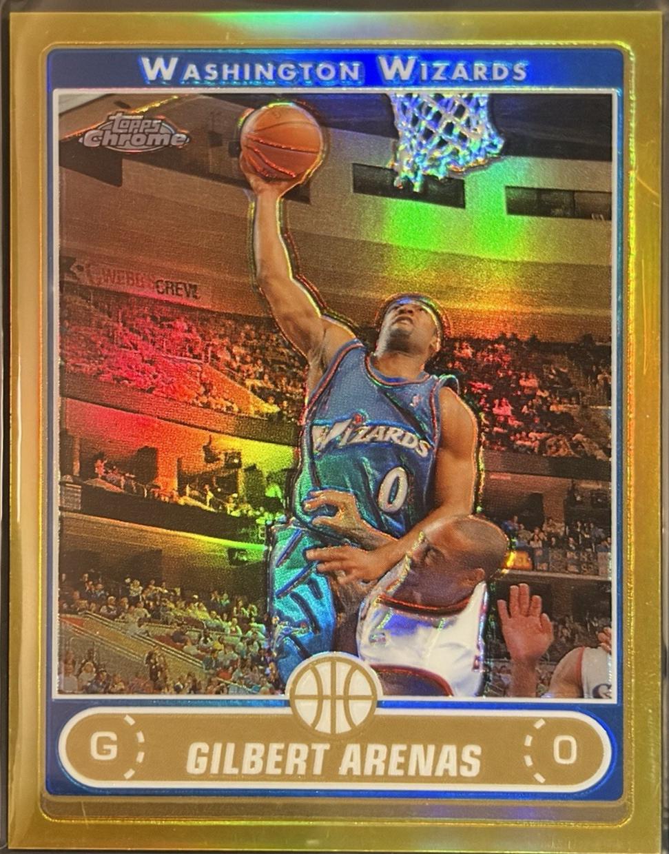 Gilbert Arenas [Gold Refractor] #80
