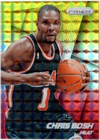 Chris Bosh [Yellow and Red Mosaic Prizm] #119