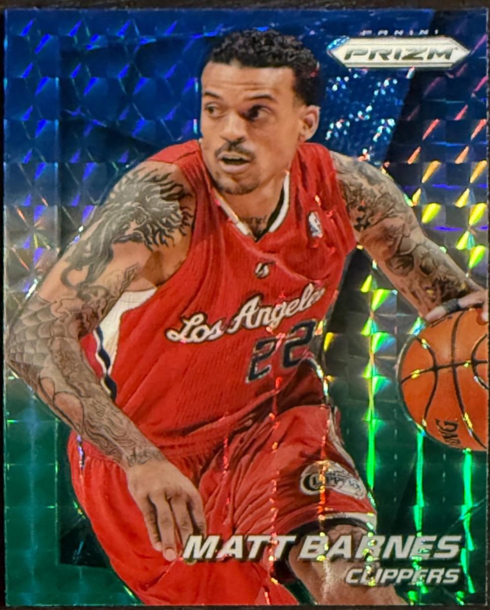 Matt Barnes [Blue and Green Prizm] #108