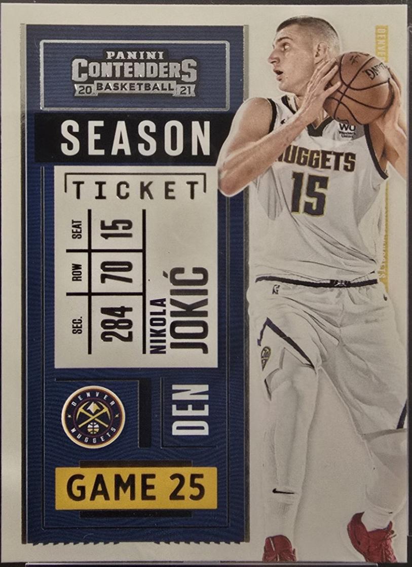 Nikola Jokic [Season Ticket Printing Plate] #96