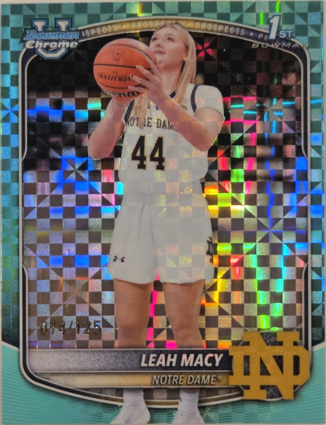 Leah Macy [Aqua X-Fractor] #BCP-61