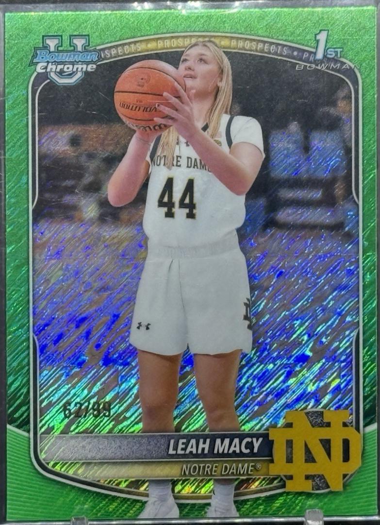 Leah Macy [Green Shimmer Refractor] #BCP-61