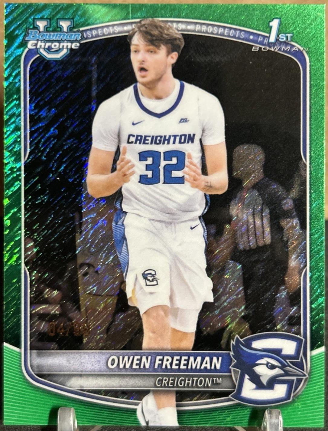 Owen Freeman [Green Shimmer Refractor] #BCP-32