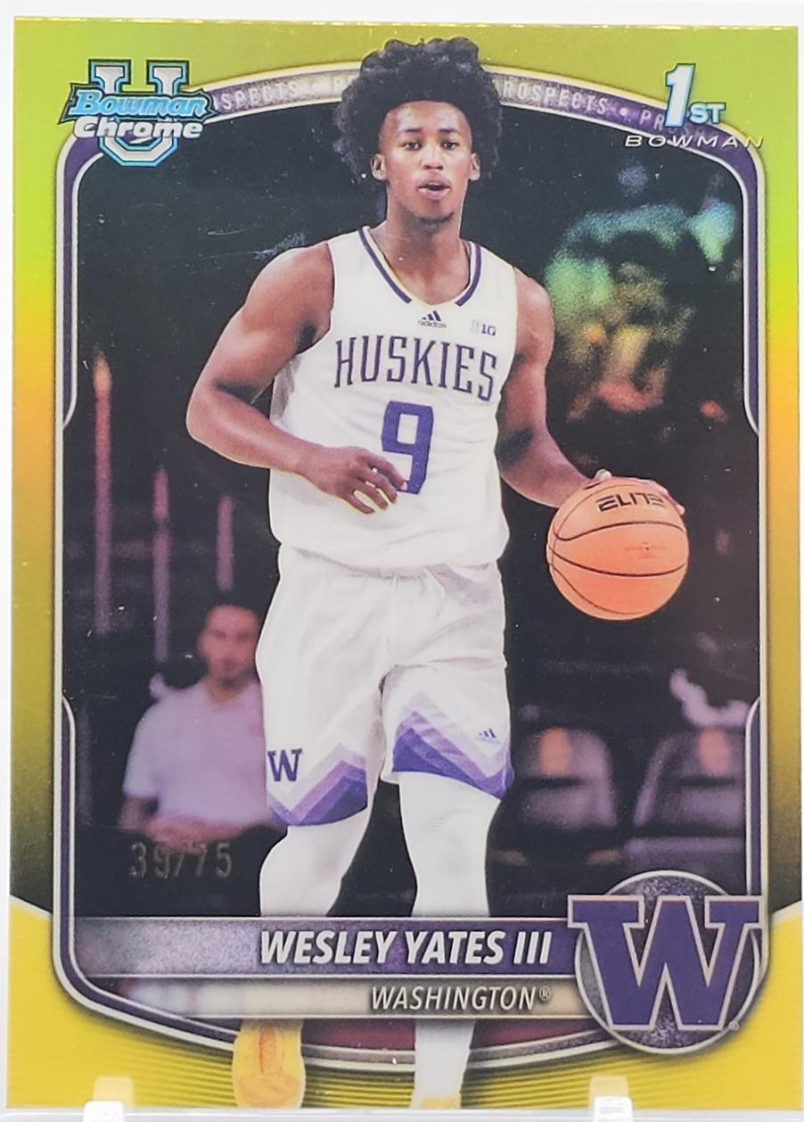 Wesley Yates III [Yellow Refractor] #BCP-43