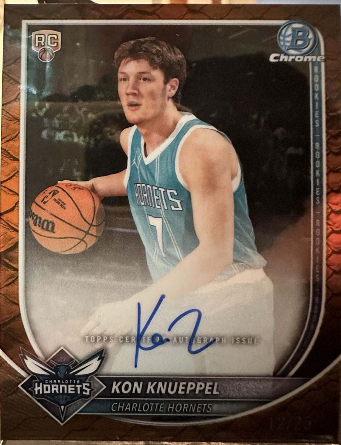 Kon Knueppel [Reptilian Orange Refractor] #BCA-KK