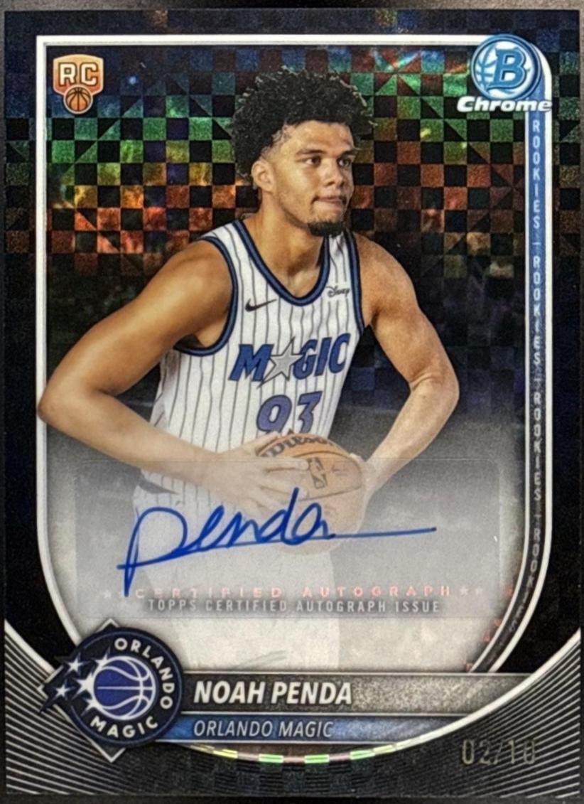 Noah Penda [Black X-Fractor Refractor] #BCA-NP