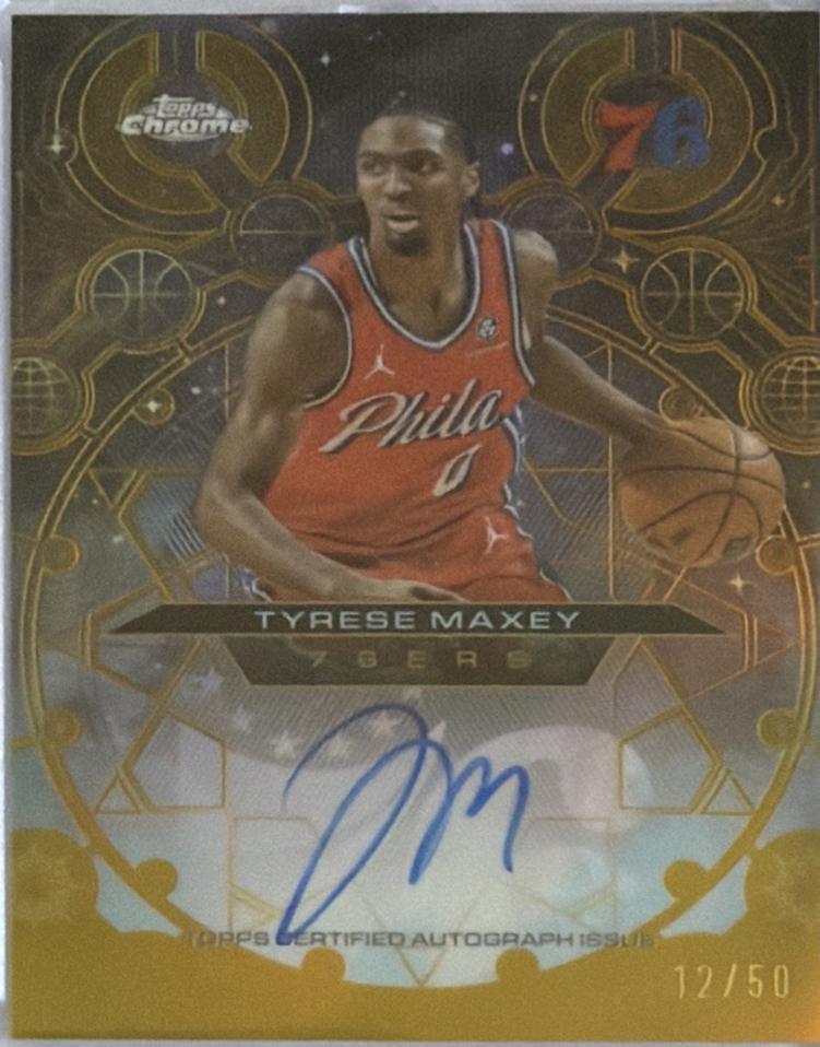 Tyrese Maxey [Refractor Gold] #CH-TM