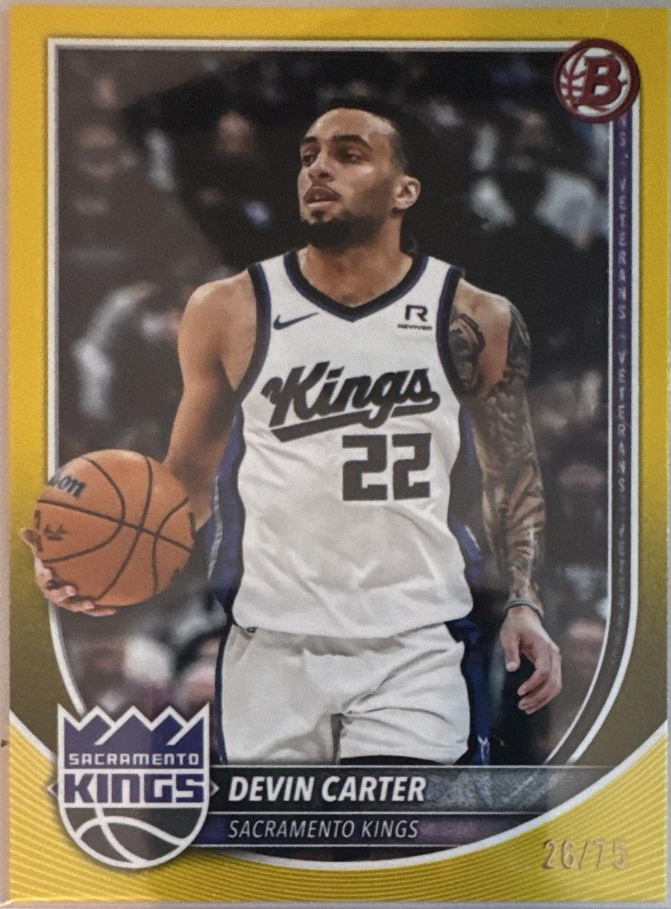 Devin Carter [Yellow Border] #197